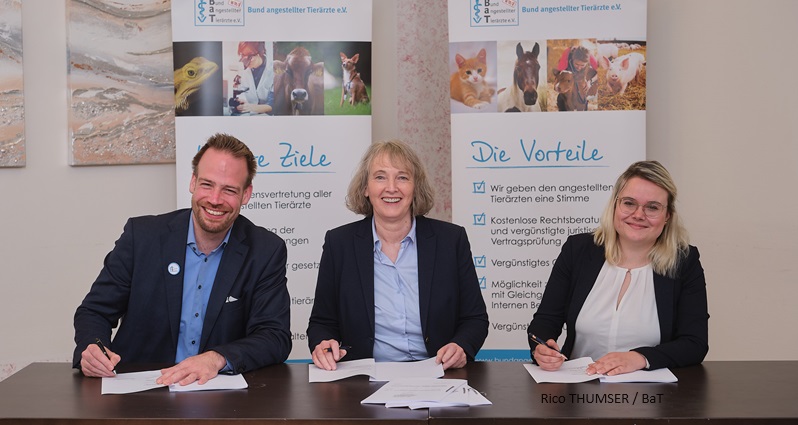 BaT präsentiert ersten unterzeichneten Tarifvertrag in der Tiermedizin