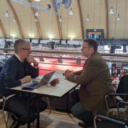 Jörg Held und Hubertus Keimer vom Team Tierärzte Atlas Deutschland - Tierärzteatlas.de